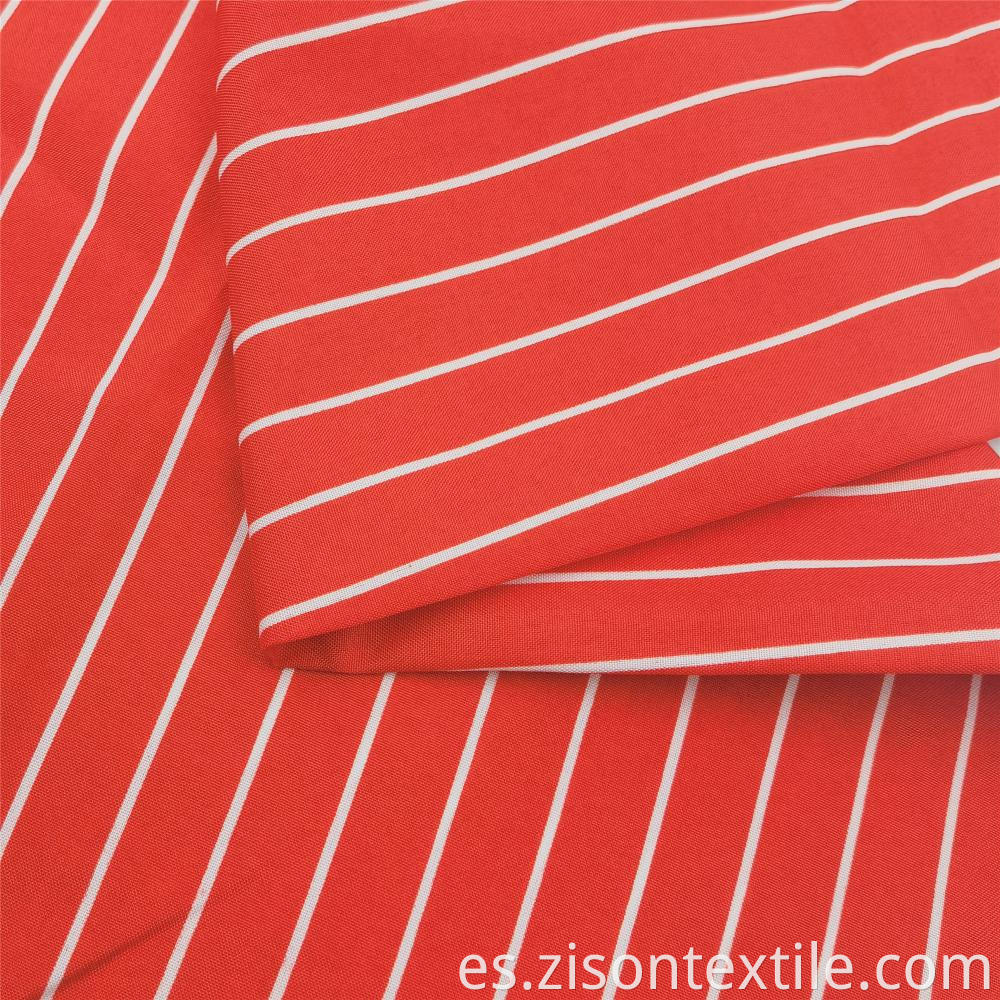 Striped Dyed Yarn Polyester Woven Printed Pongee Fabrics